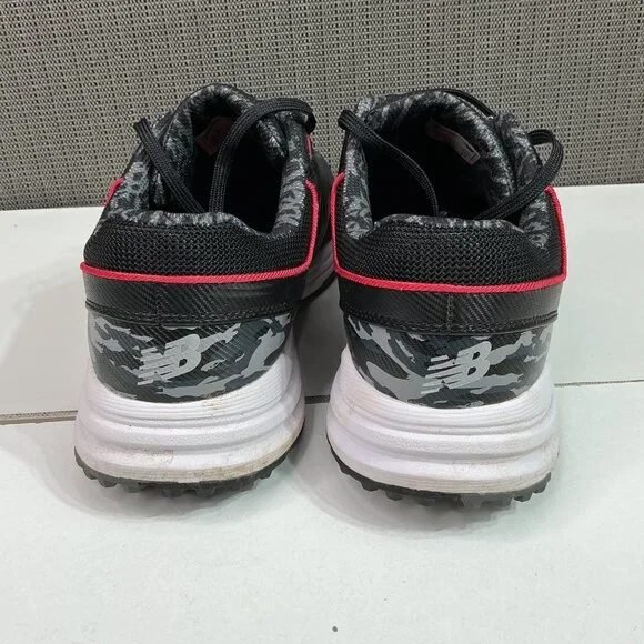 New Balance Mens Golf Shoes NBG2010BK Black Camo Spikeless Size 11 2E Wide - Picture 3 of 6
